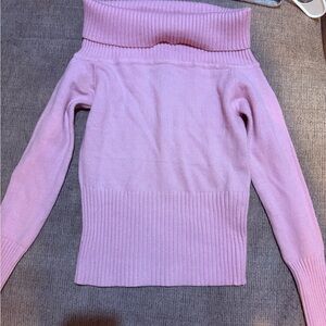 Babydoll pink off the shoulder top